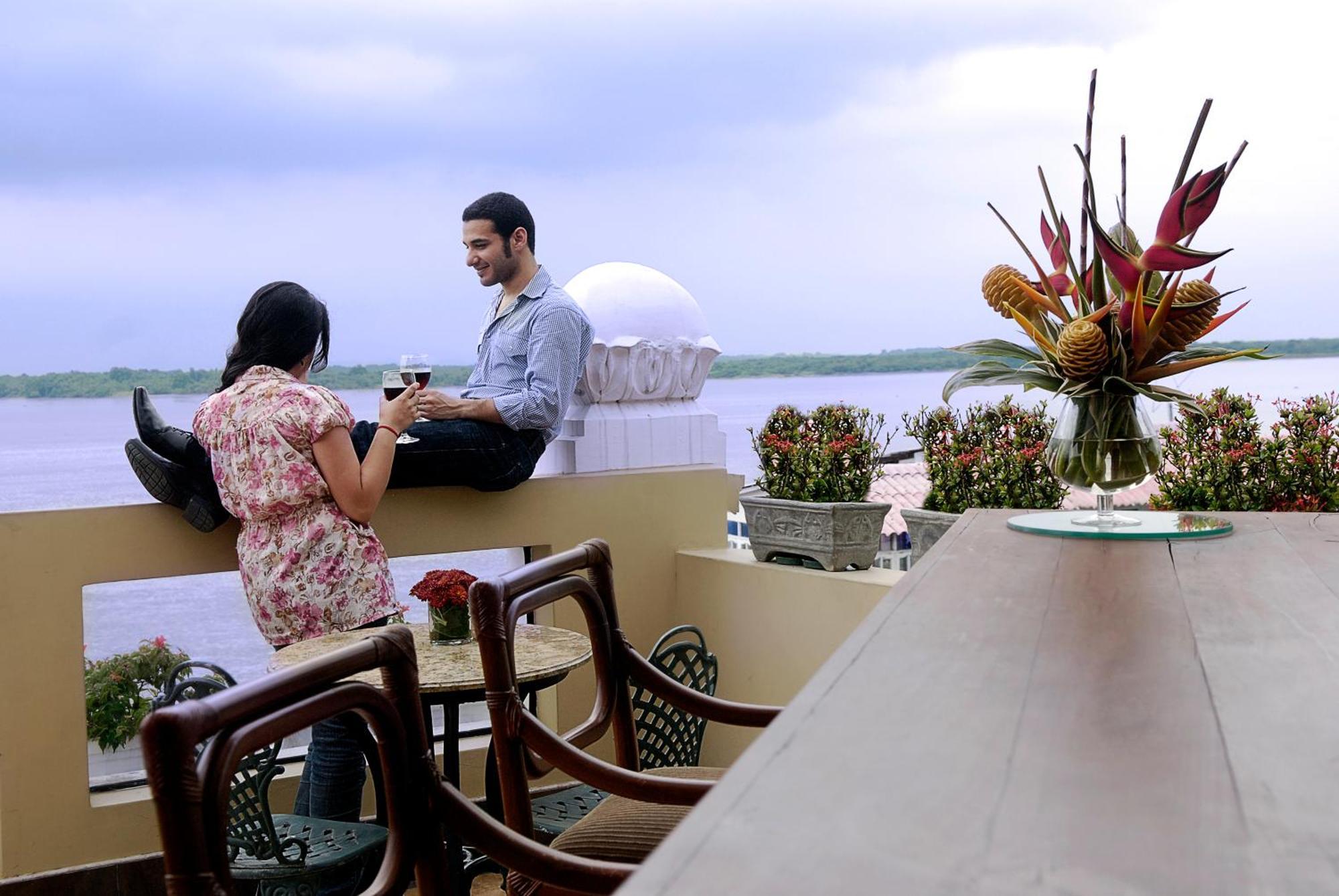 גוויאקיל Hotel Boutique Mansion Del Rio מסעדה תמונה